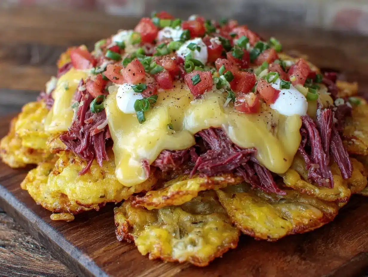 crispy loaded Irish nachos preparation steps