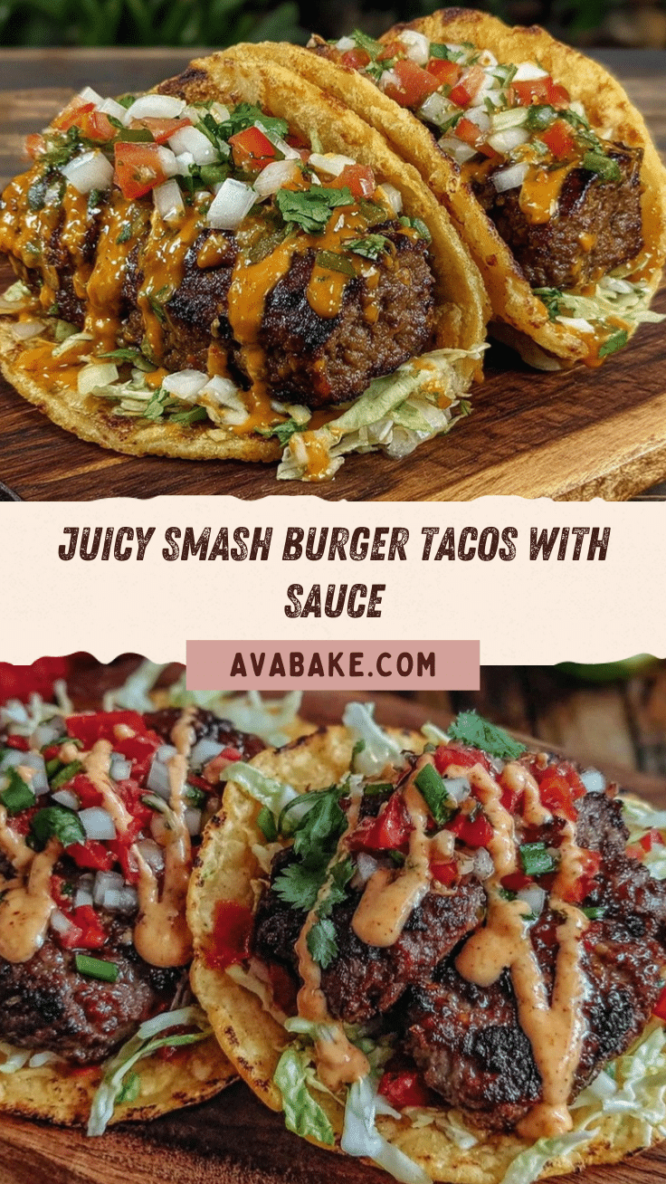 crispy smash burger tacos recipe