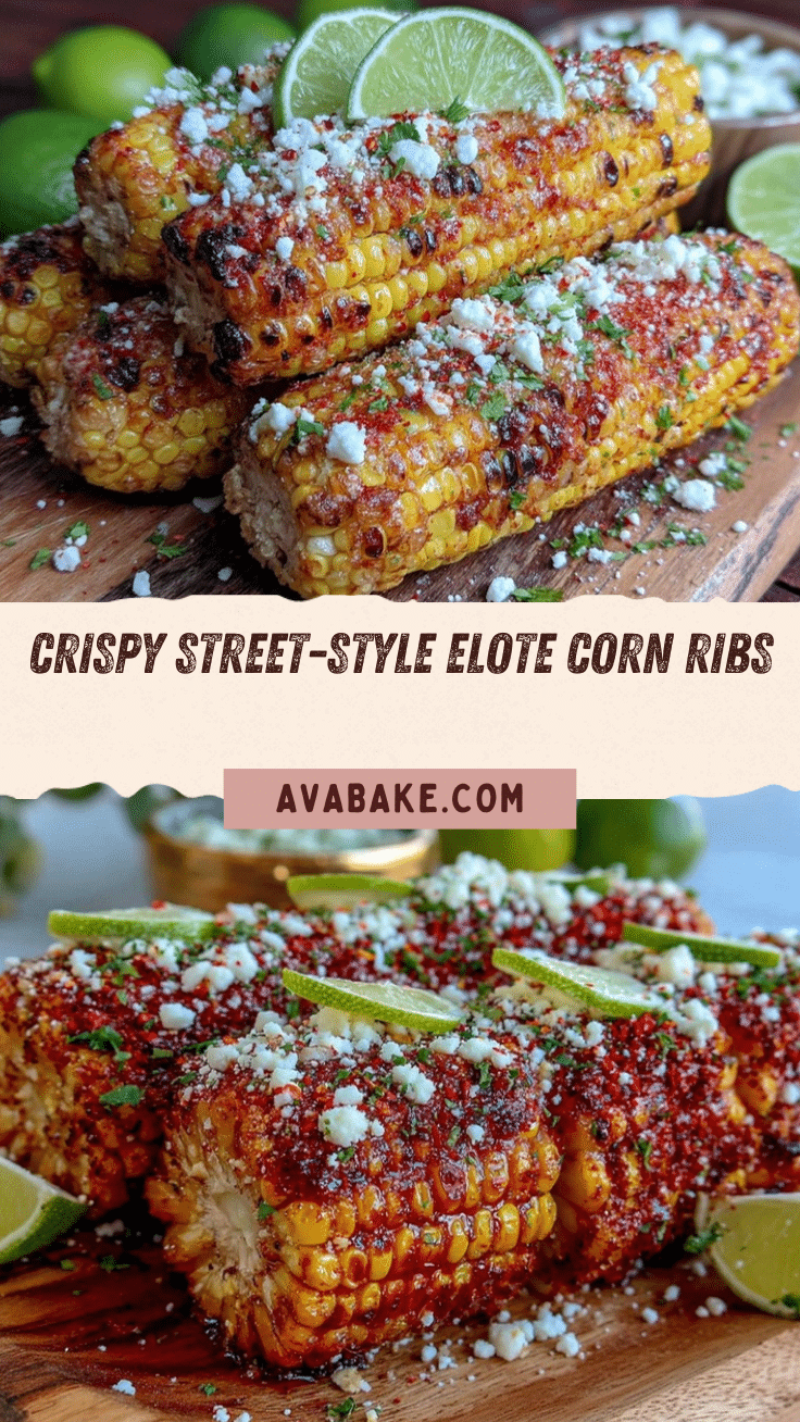 crispy street-style elote corn ribs recipe
