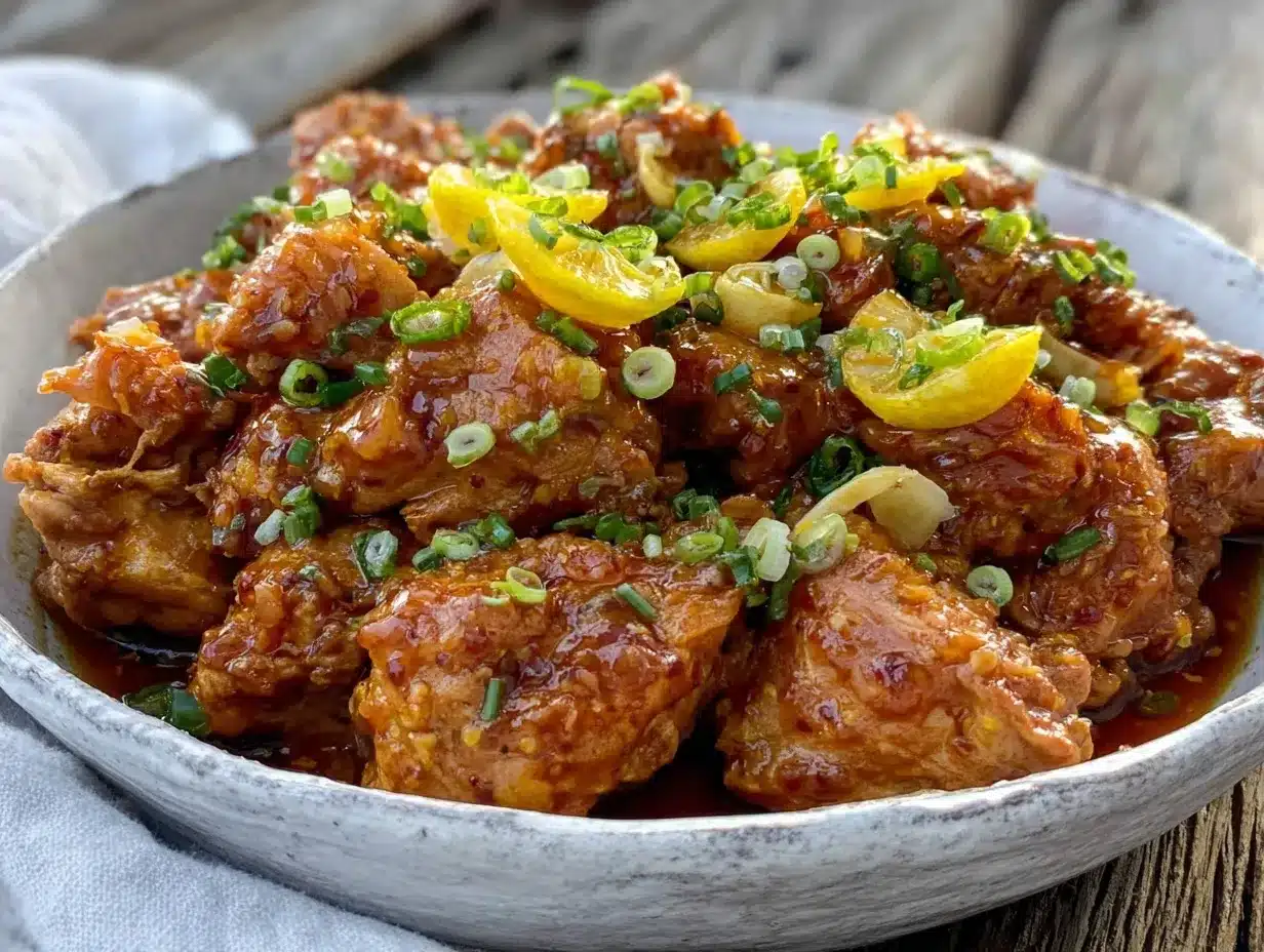 crockpot honey garlic chicken preparation steps