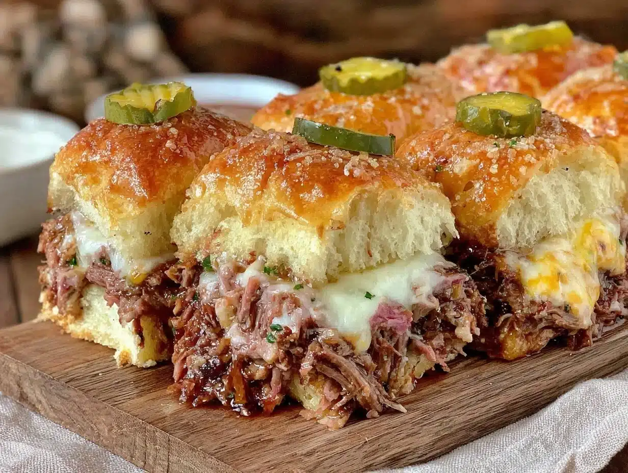 Crockpot Mississippi Pot Roast Sliders - featured image