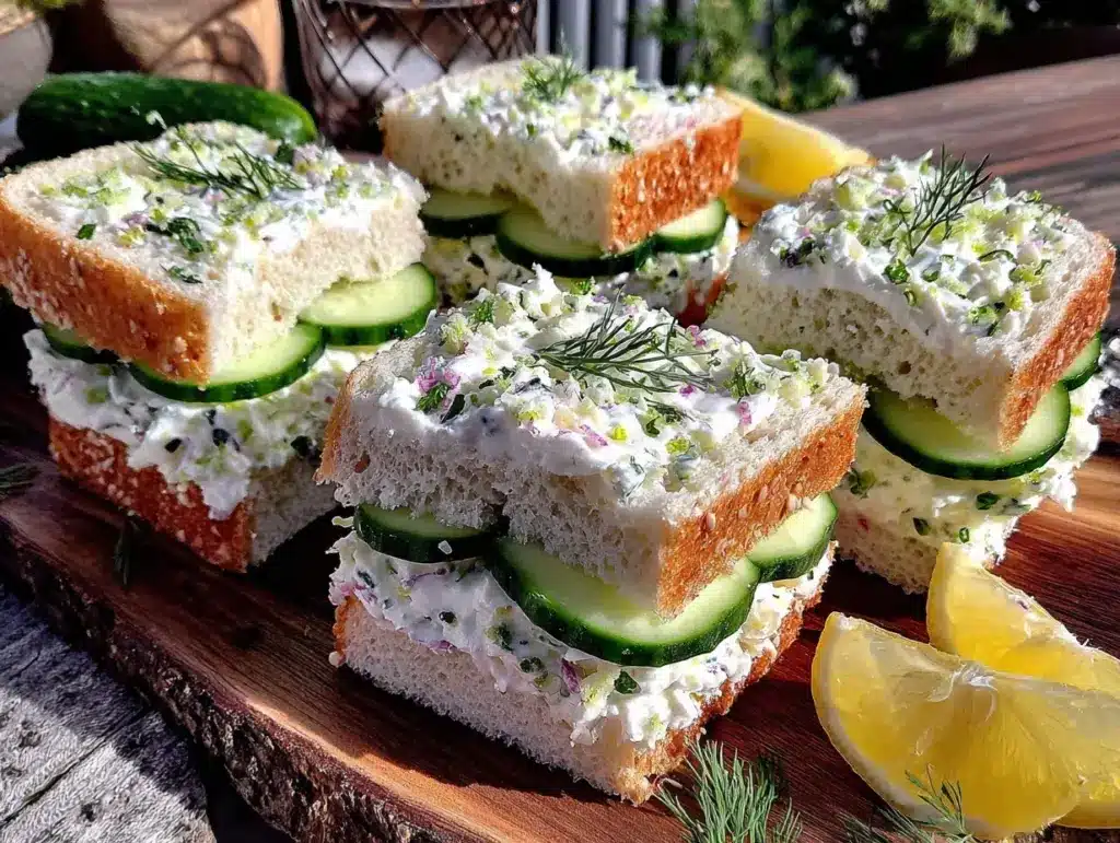 cucumber tea sandwiches - featured image