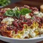 easy cheesy baked ziti - featured image