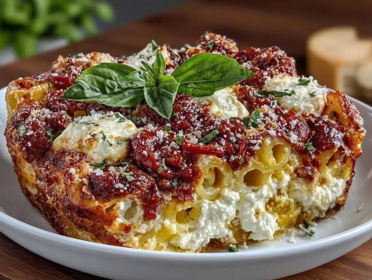 easy cheesy baked ziti - featured image