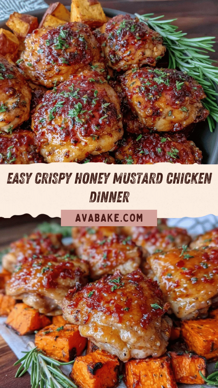 Easy Crispy Honey Mustard Chicken recipe