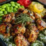 easy teriyaki chicken bento box lunch - featured image