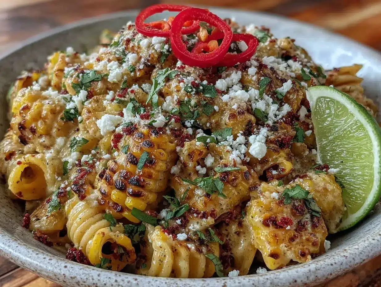 elote mexican street corn pasta salad preparation steps
