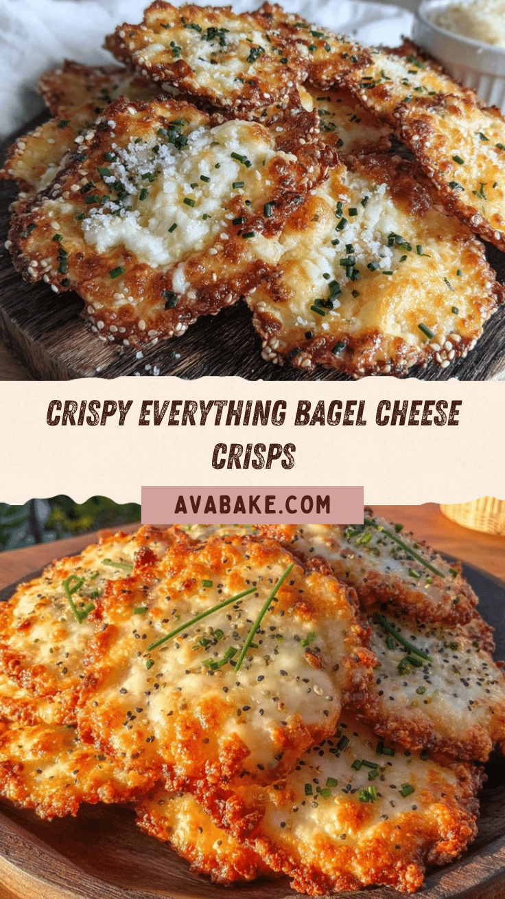 everything bagel cheese crisps recipe
