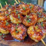 firecracker grilled shrimp skewers - featured image