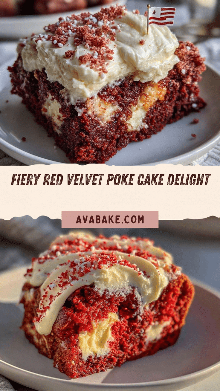 firecracker red velvet poke cake recipe