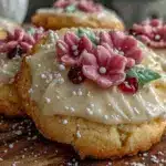 floral sugar cookies - featured image