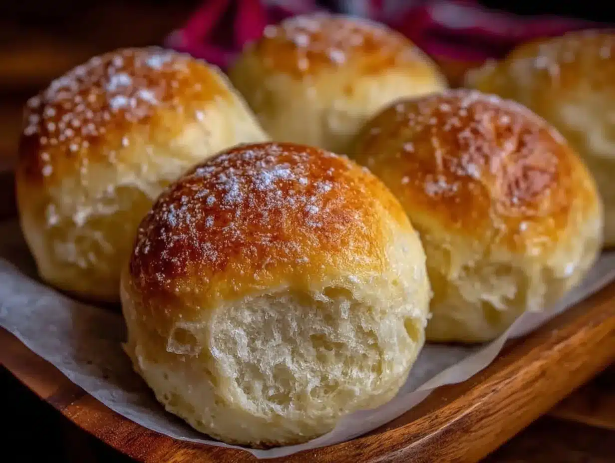 fluffy gluten-free dinner rolls preparation steps