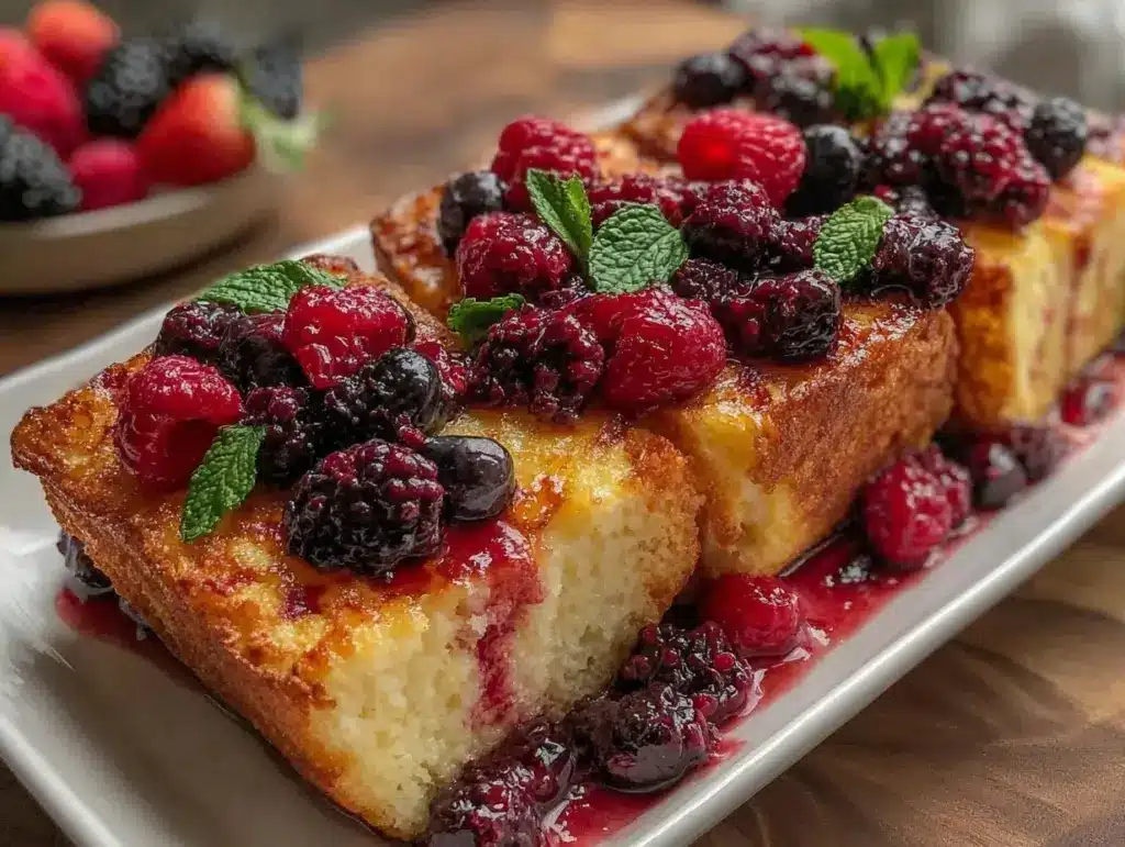 fluffy sheet pan pancakes - featured image