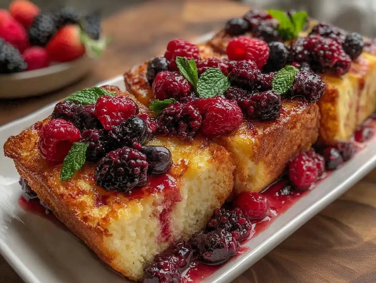 fluffy sheet pan pancakes - featured image