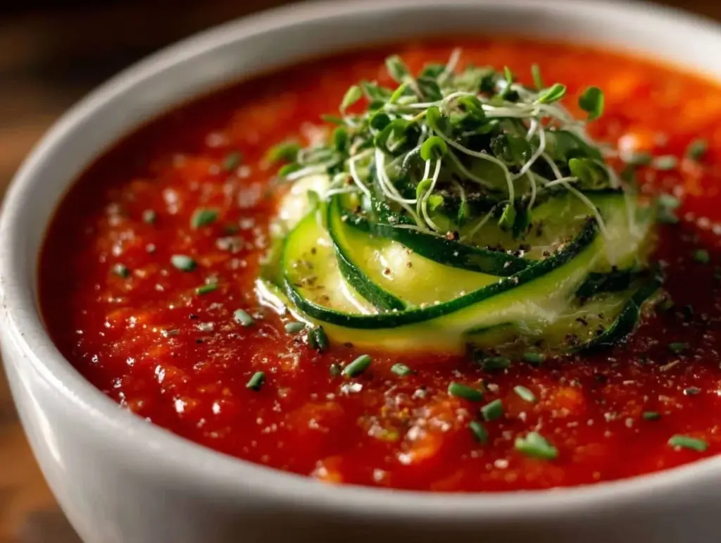 fresh chilled gazpacho - featured image