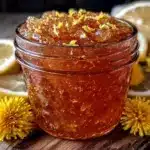 fresh dandelion jelly - featured image