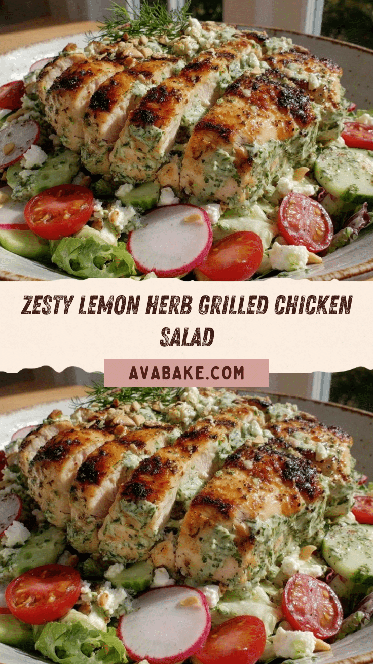 fresh lemon herb vinaigrette grilled chicken salad recipe