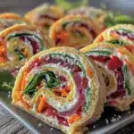 Fresh Spring Pinwheel Roll-Ups - featured image