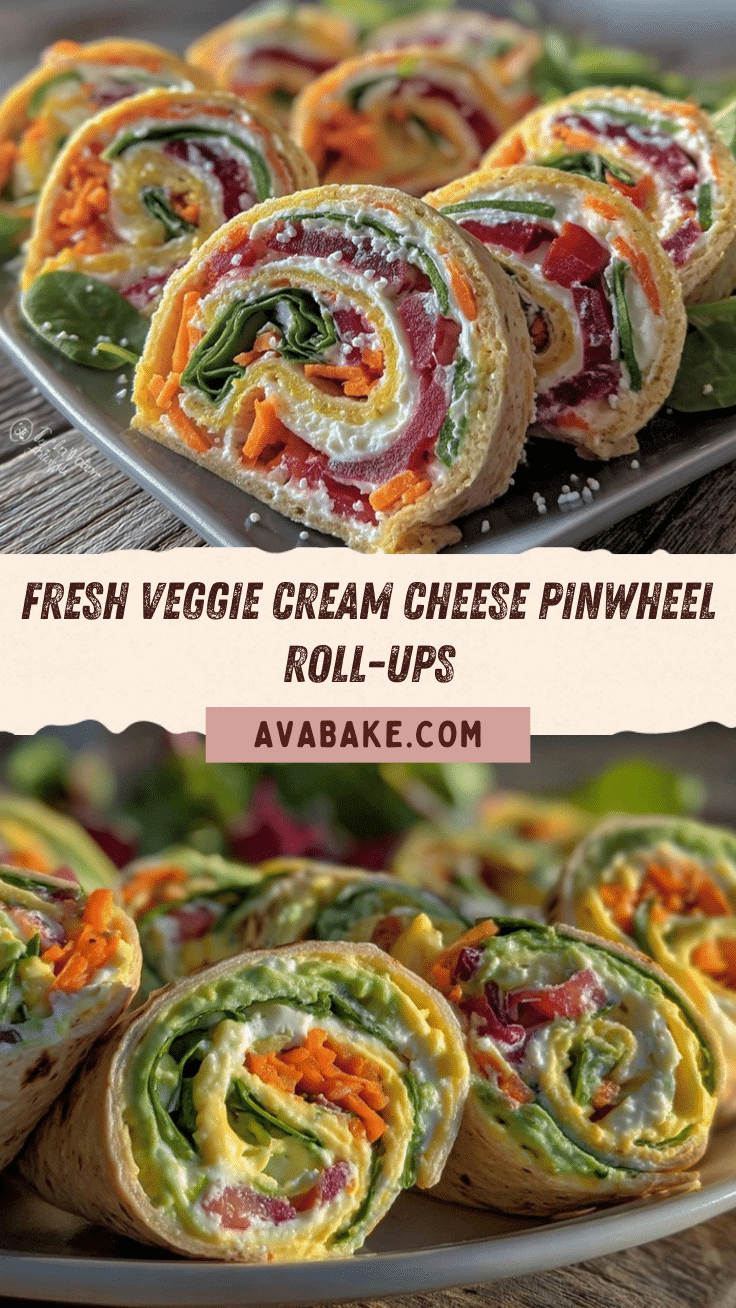 Fresh Spring Pinwheel Roll-Ups recipe