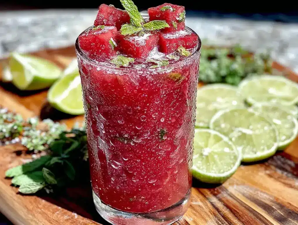 fresh watermelon agua fresca - featured image