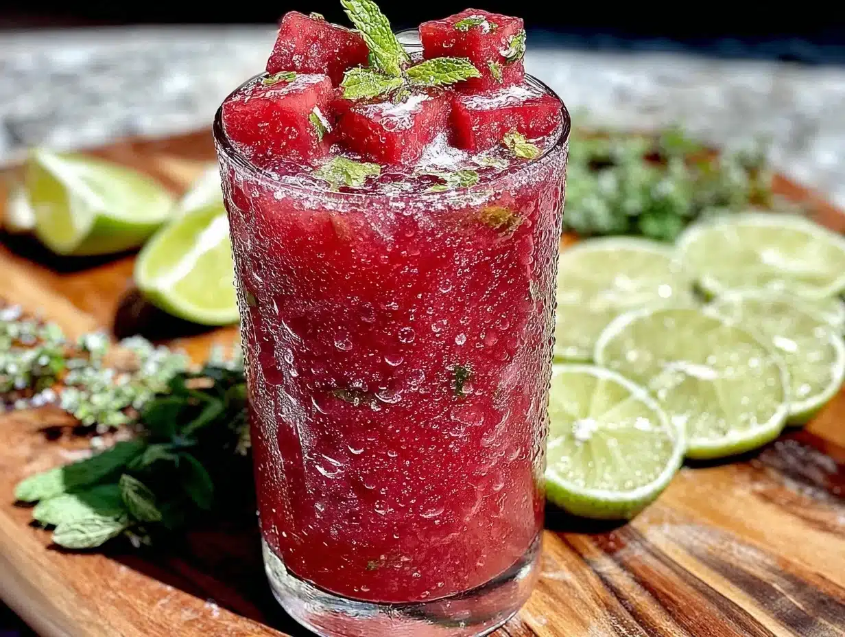 fresh watermelon agua fresca - featured image