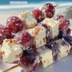 frozen grape and cheese skewers - featured image
