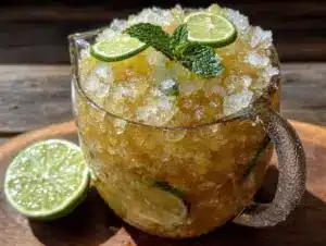 frozen mango margarita slushie - featured image