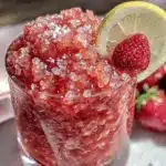 frozen strawberry lemonade slushie - featured image