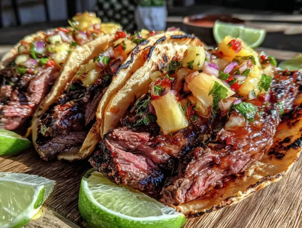 grilled carne asada street tacos - featured image