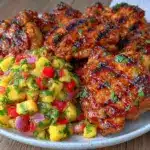 grilled honey lime chicken thighs - featured image