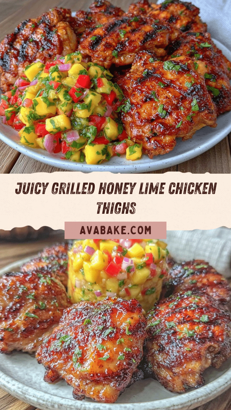 grilled honey lime chicken thighs recipe