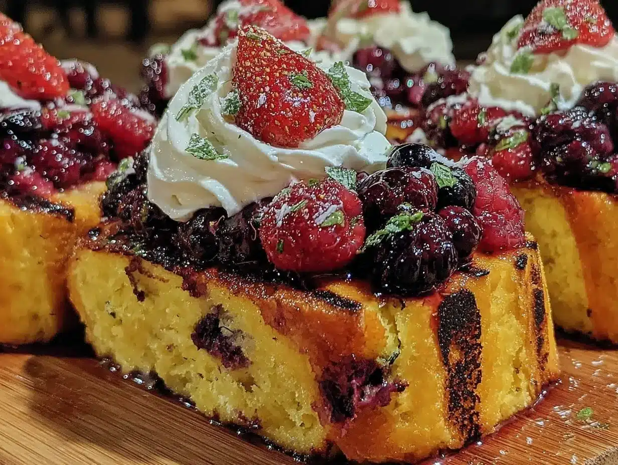 grilled pound cake recipe preparation steps