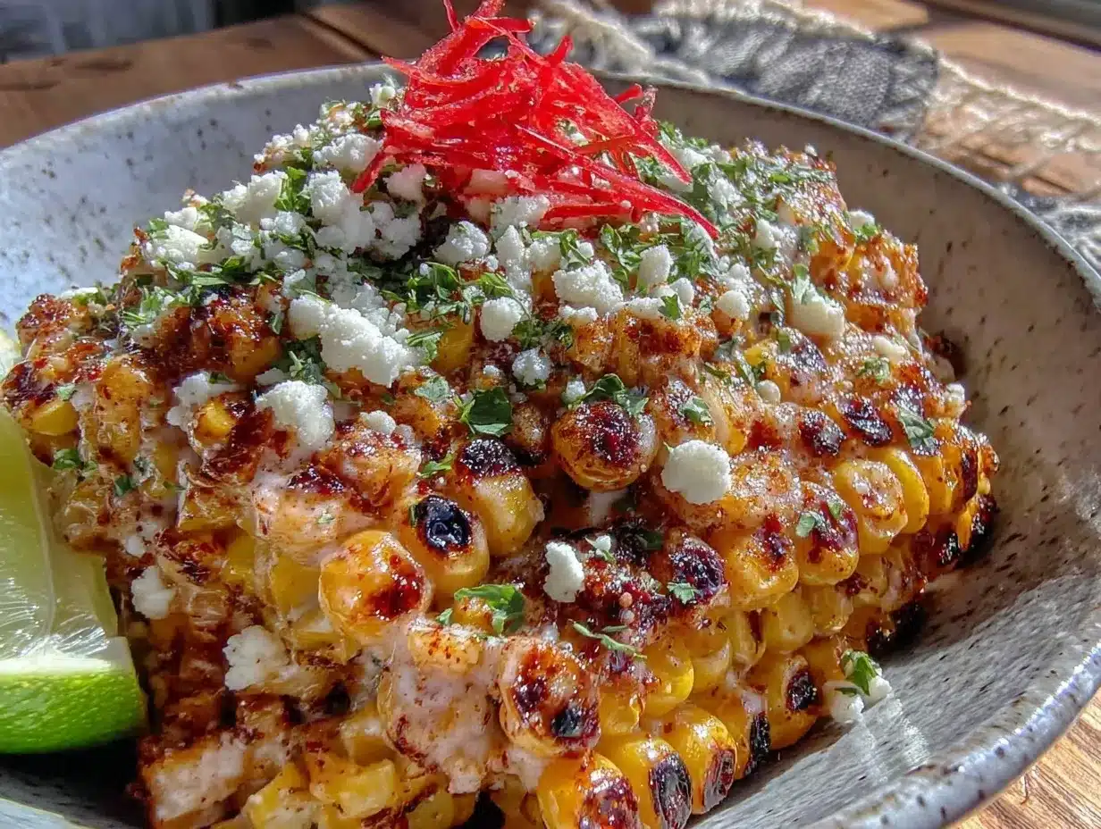 grilled street corn salad preparation steps