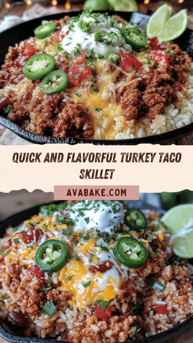ground turkey taco skillet recipe