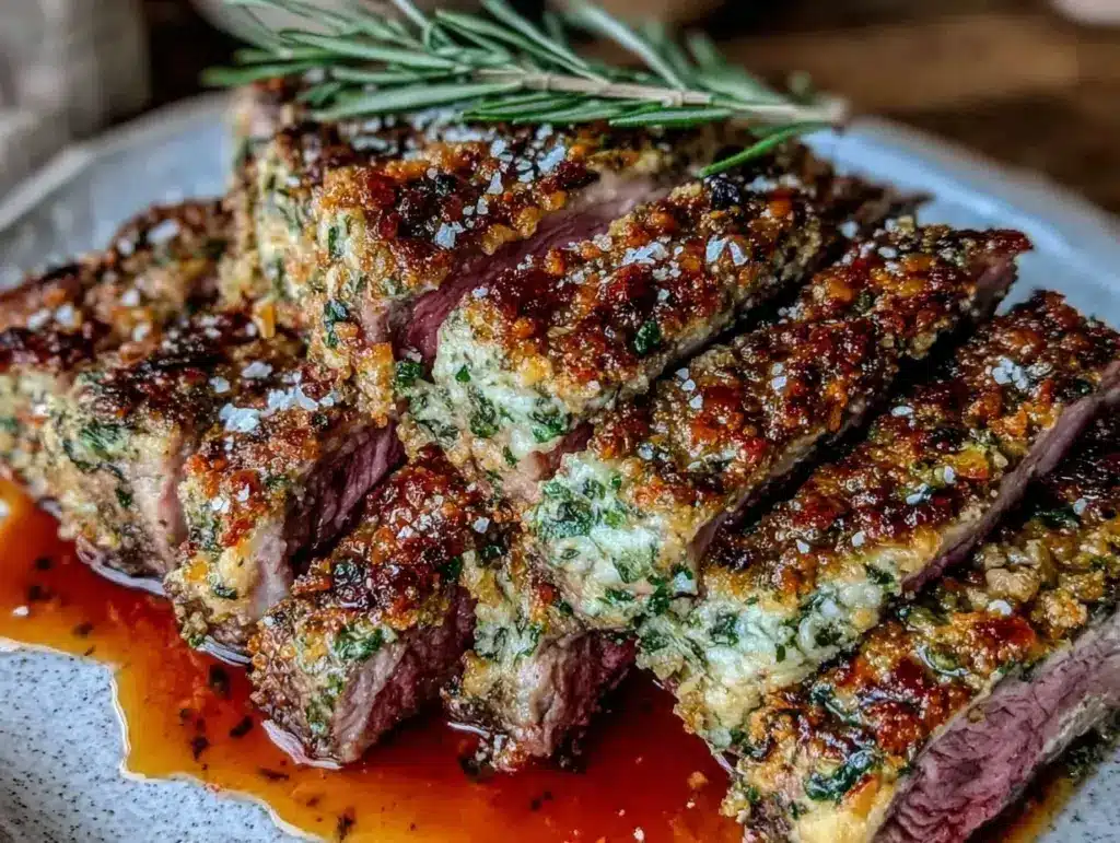 herb-crusted rack of lamb - featured image