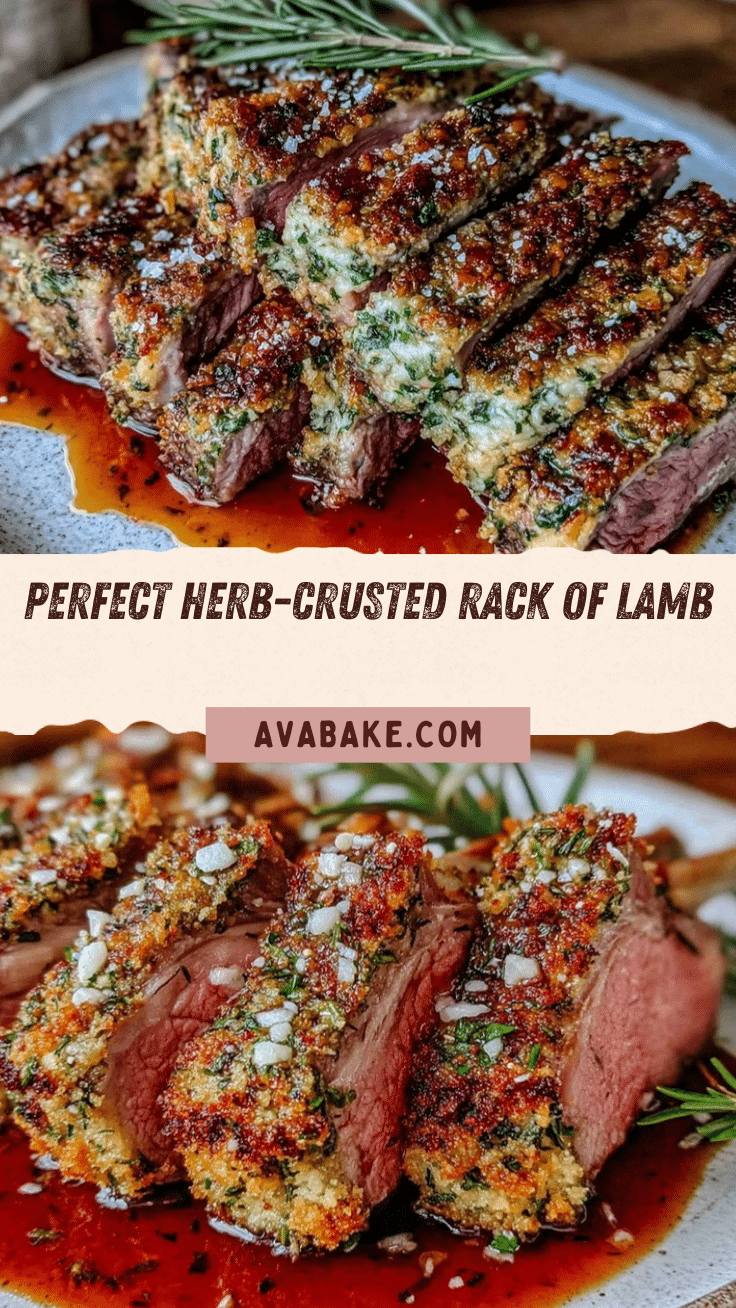 herb-crusted rack of lamb recipe