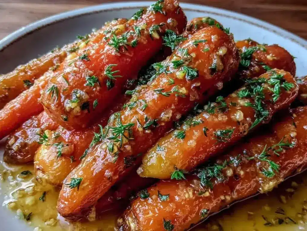 honey roasted carrots recipe - featured image