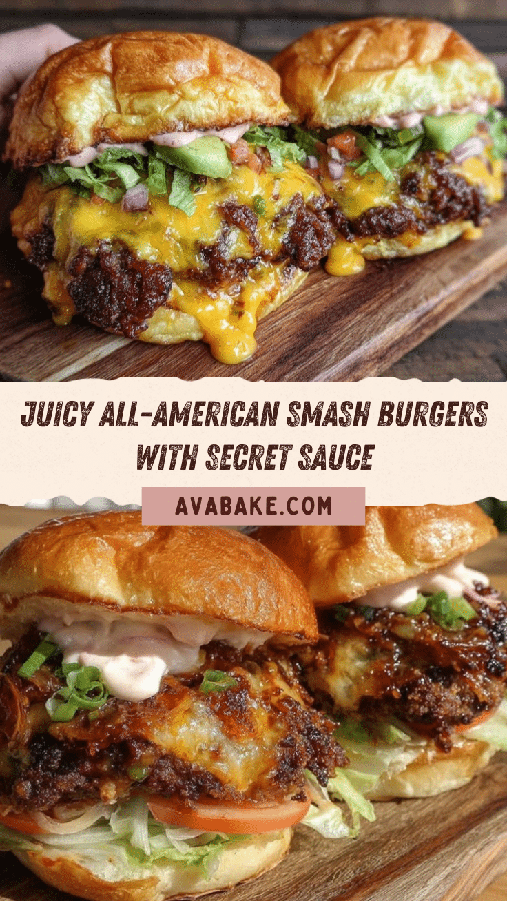 juicy all-american smash burgers recipe