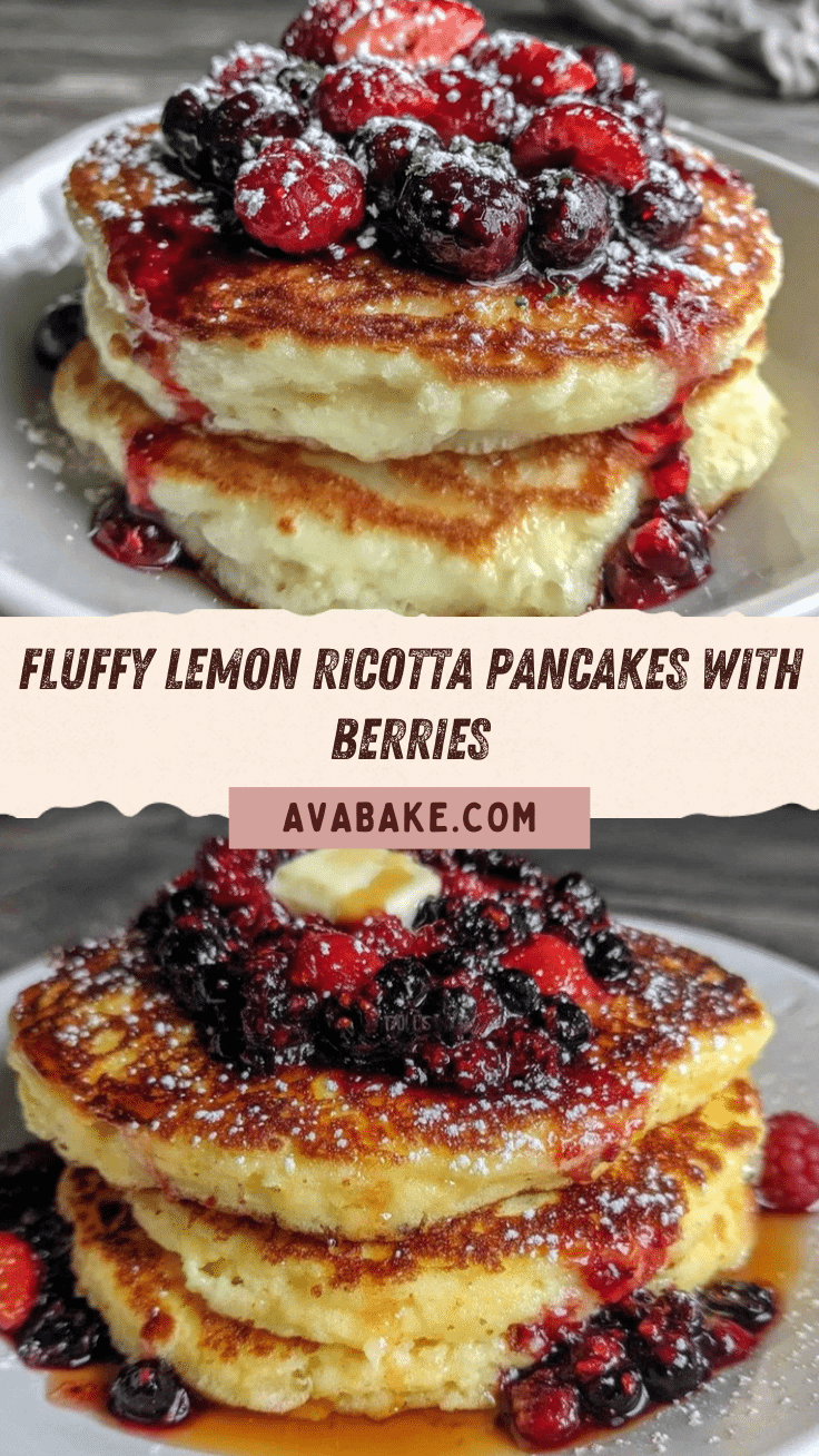 lemon ricotta pancakes recipe