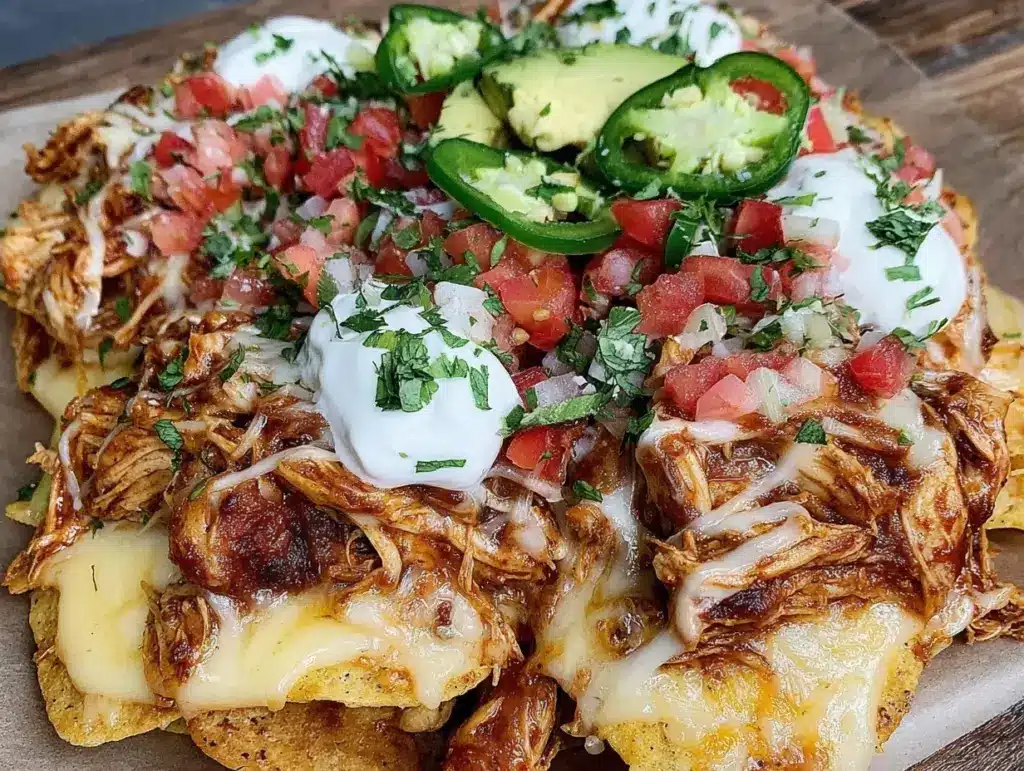 Loaded Chicken Nachos Supreme - featured image