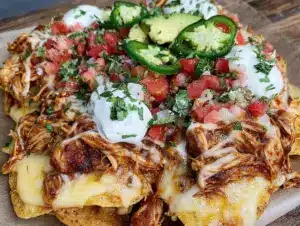 Loaded Chicken Nachos Supreme - featured image