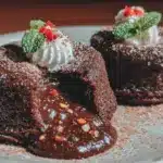 mexican hot chocolate lava cakes - featured image