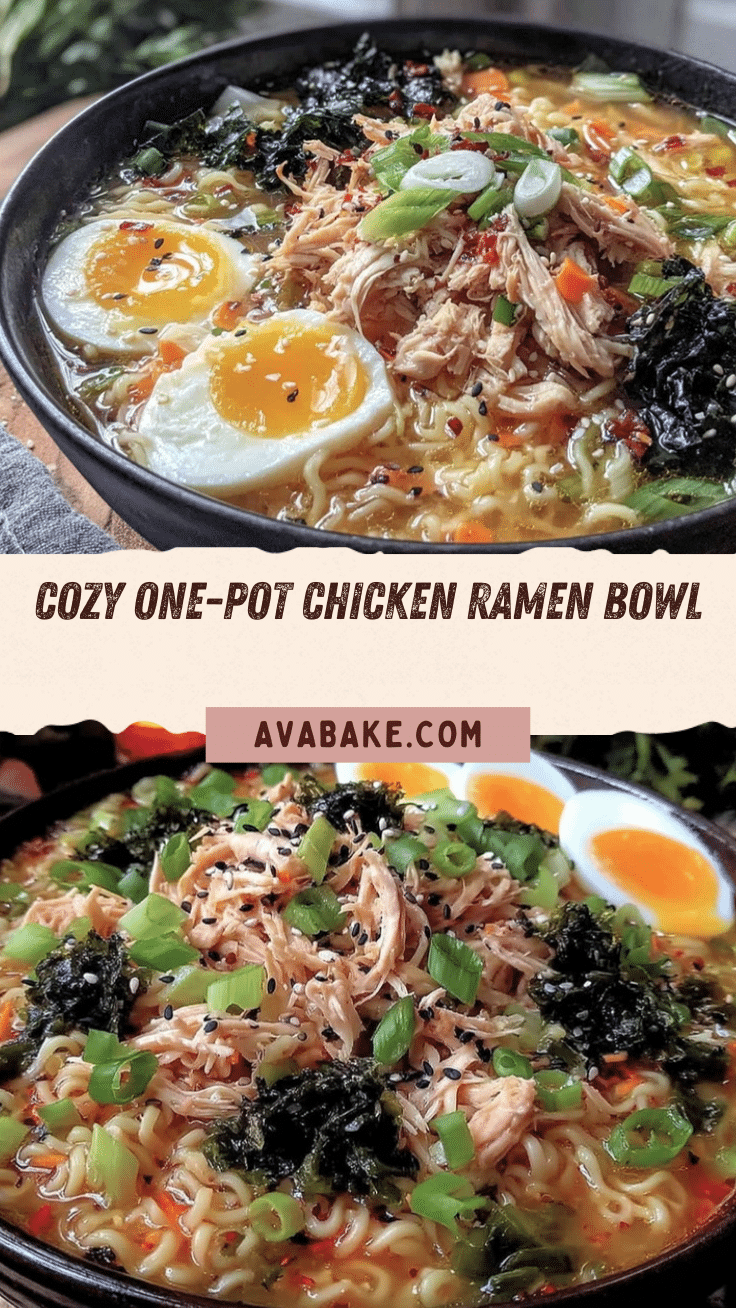 one-pot chicken ramen bowl recipe