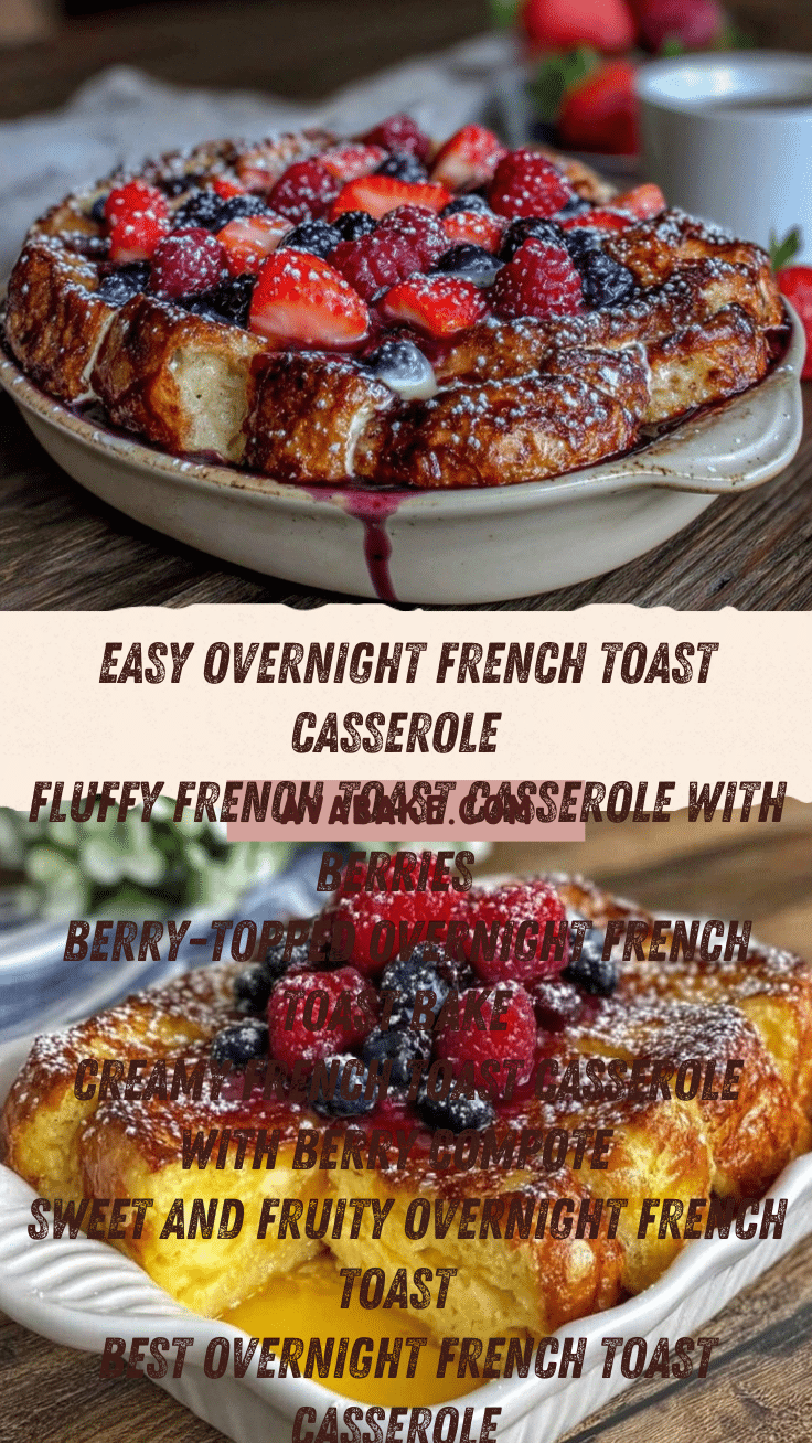 overnight french toast casserole recipe