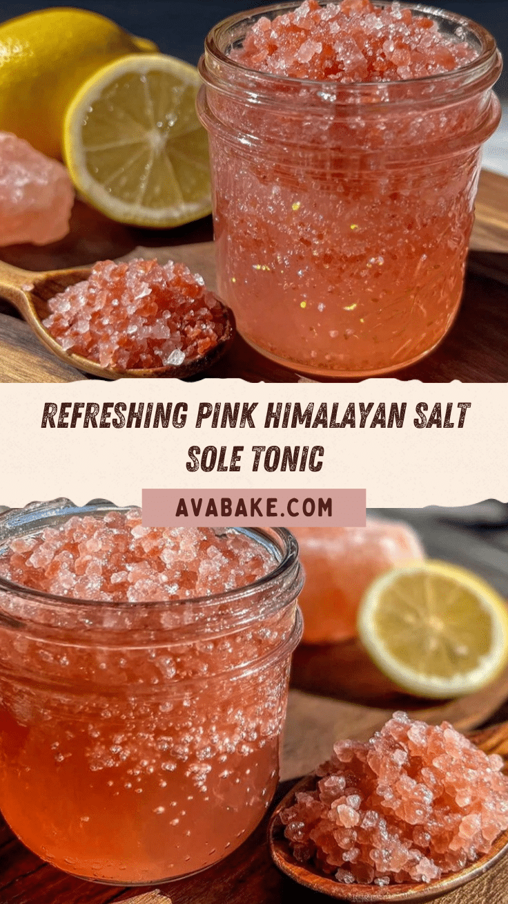 pink Himalayan salt sole water recipe