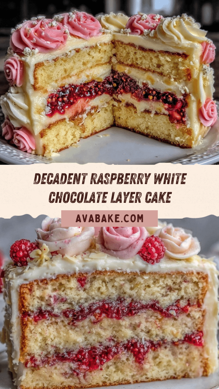 raspberry white chocolate layer cake recipe