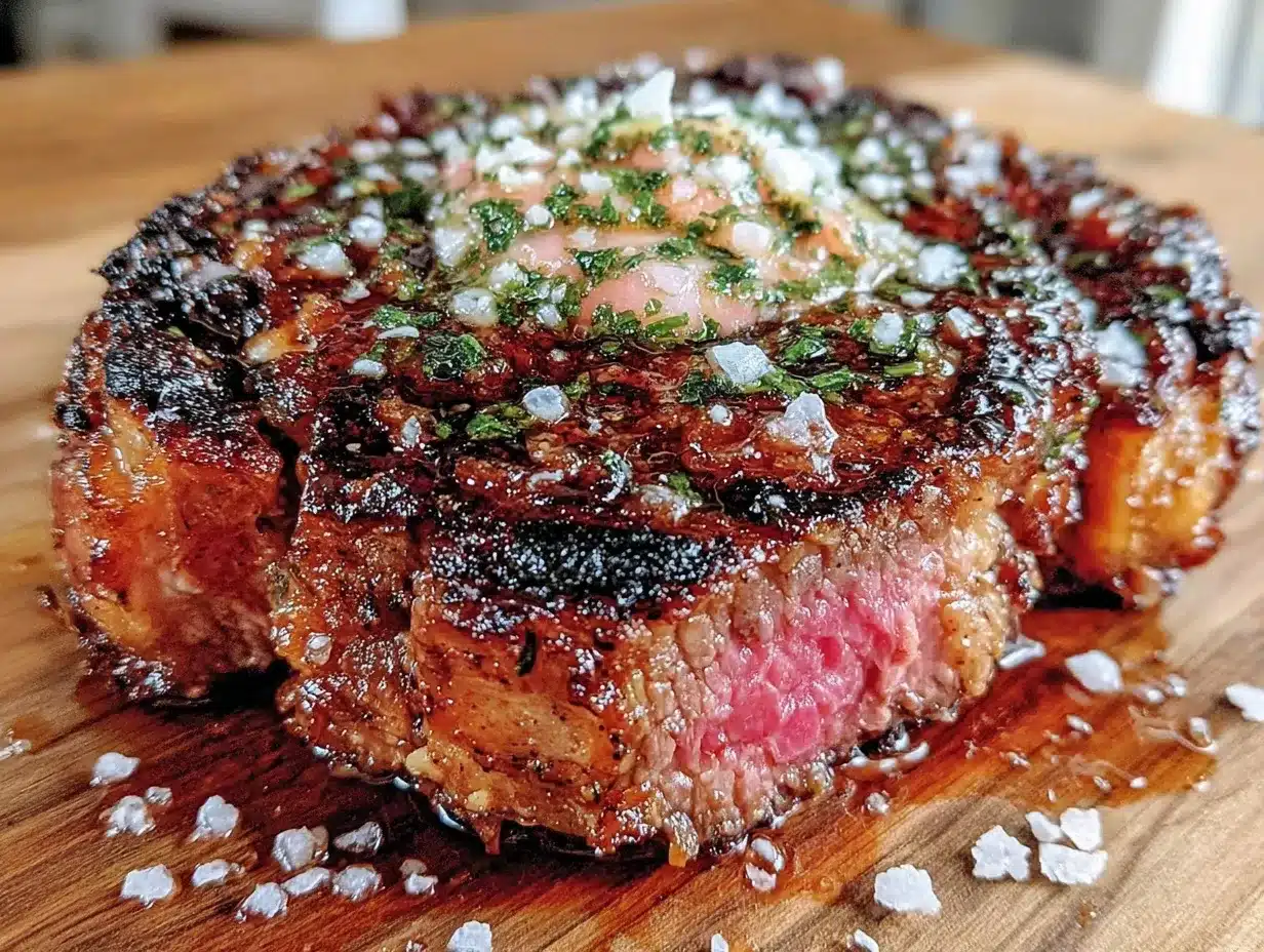 reverse sear ribeye steak preparation steps