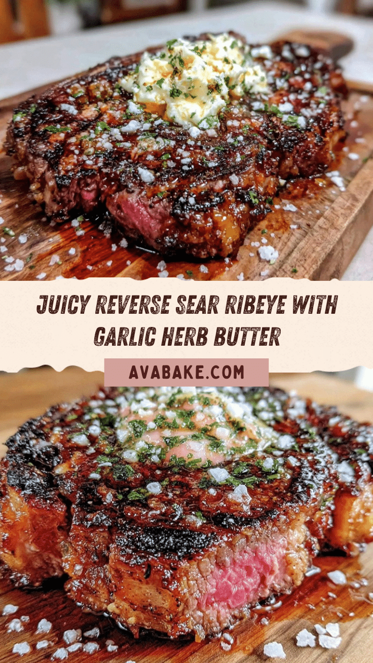 reverse sear ribeye steak recipe