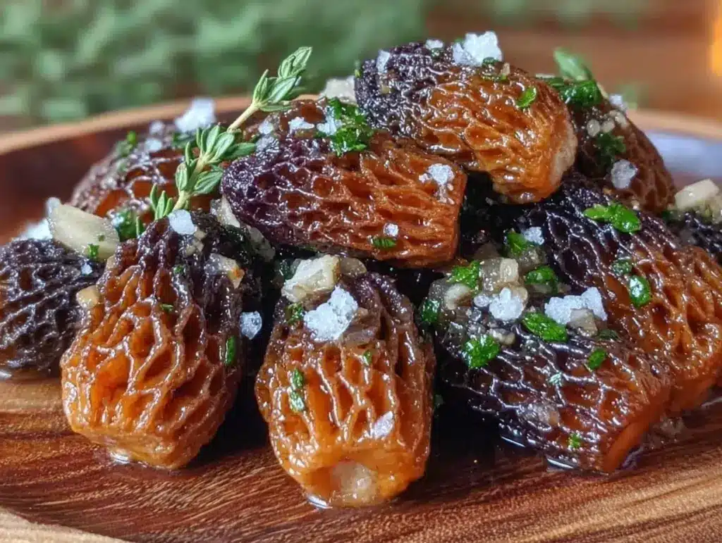 sautéed morel mushrooms - featured image