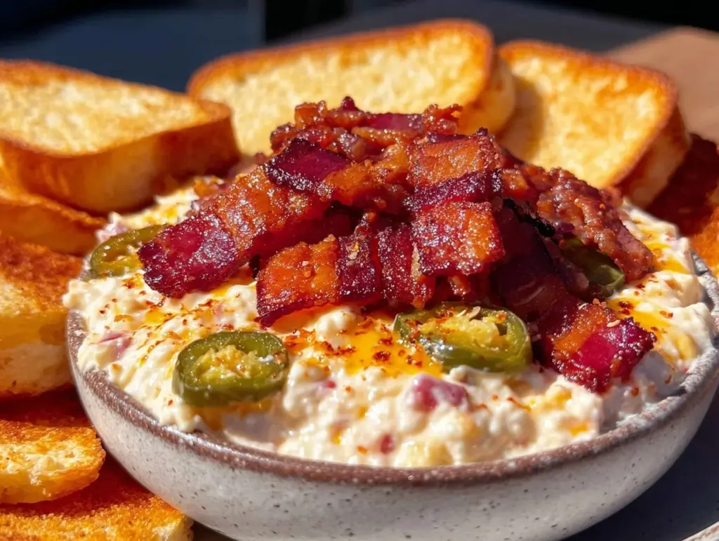 savory jalapeño popper dip - featured image